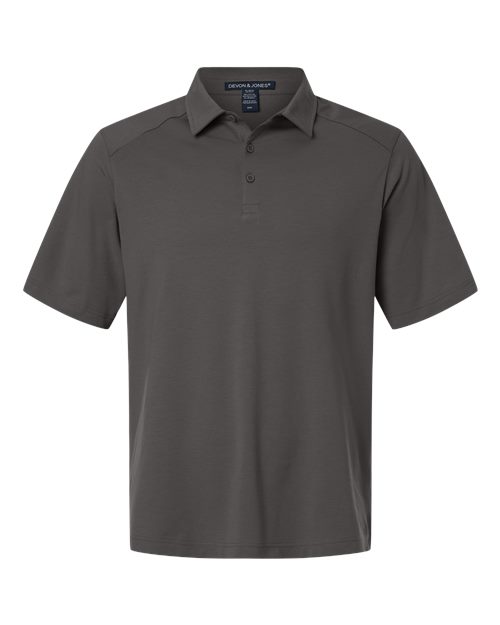 Devon & Jones Men's Seaton Pebble Textured Polo DG102