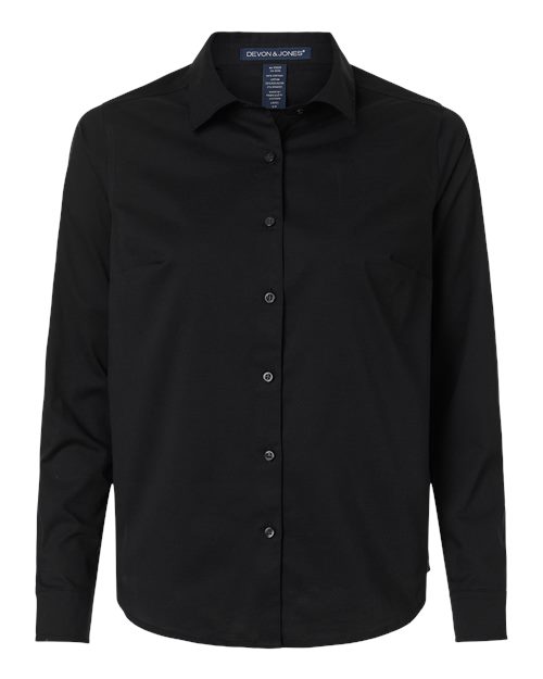 Devon & Jones Women's CrownLux Performance® Spencer Poplin Dress Shirt DG505W