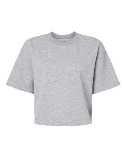 American Apparel Women's French Terry Mid-Length Boxy Top FTCB0