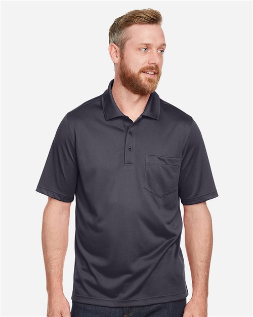 Harriton Men's Advantage Snag Protection Plus IL Pocket Polo M348P