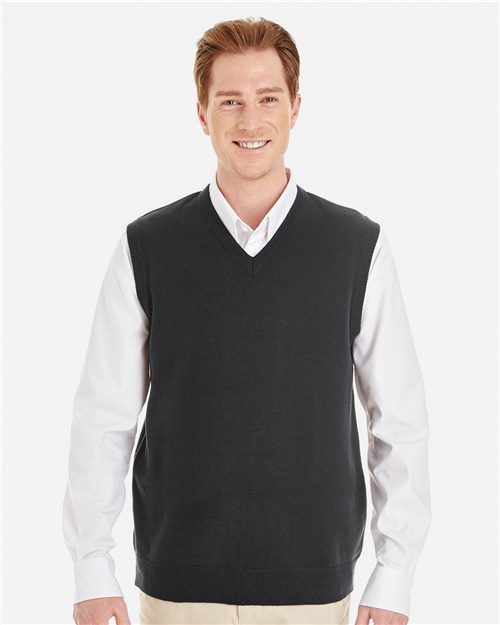 Harriton Men's Pilbloc™ V-Neck Sweater Vest M415