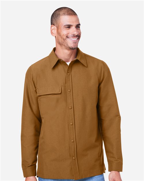 Harriton Unisex Flex Twill Overshirt Jacket M72