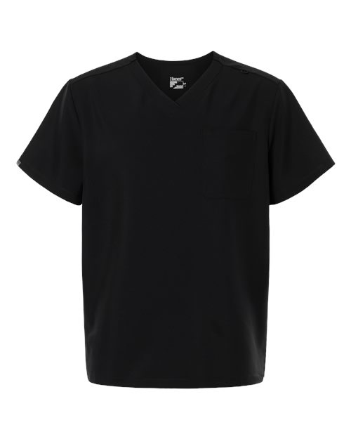 Hanes Men's V-Neck Pocket Scrub Top HMB000