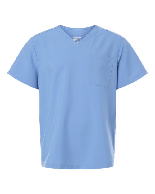 Hanes Men's V-Neck Pocket Scrub Top HMB000