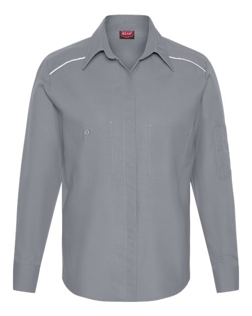 Red Kap Women's Airflow Long Sleeve Work Shirt SP5A