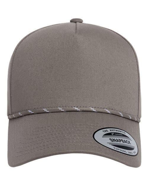YP Classics Retro Cotton Blend Five-Panel Rope Cap 5079BD