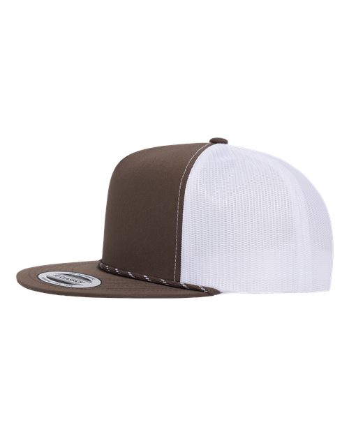 YP Classics Classic Five-Panel Trucker Rope Cap 6006BD