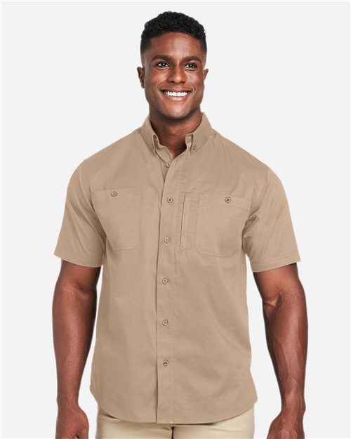 Harriton Men's Advantage IL Short Sleeve Work Shirt M585