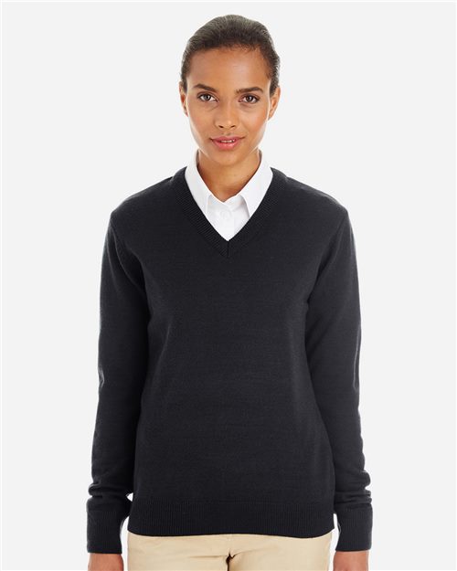 Harriton Women's Pilbloc V-Neck Sweater M420W