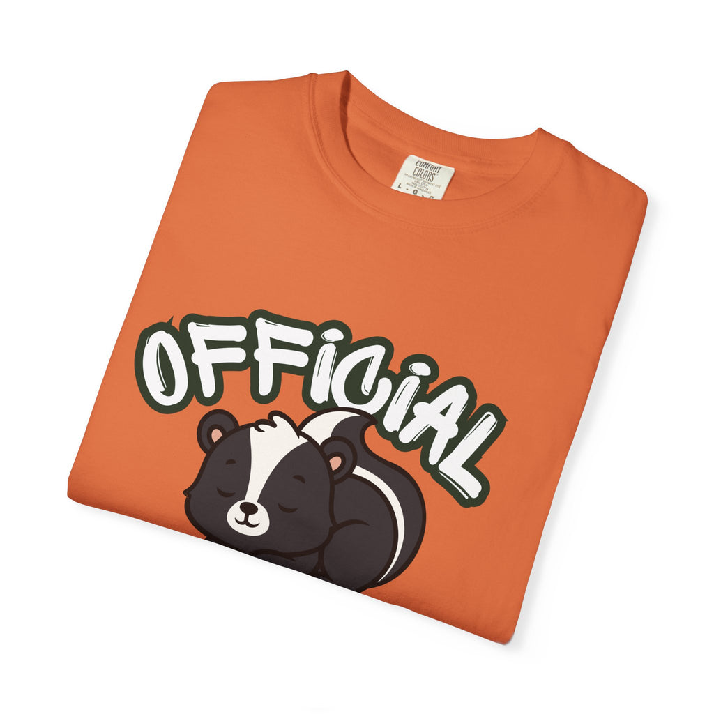 Official Nap Taker T-Shirt | Cute Sleeping Skunk Shirt | Funny Nap Lover Gift