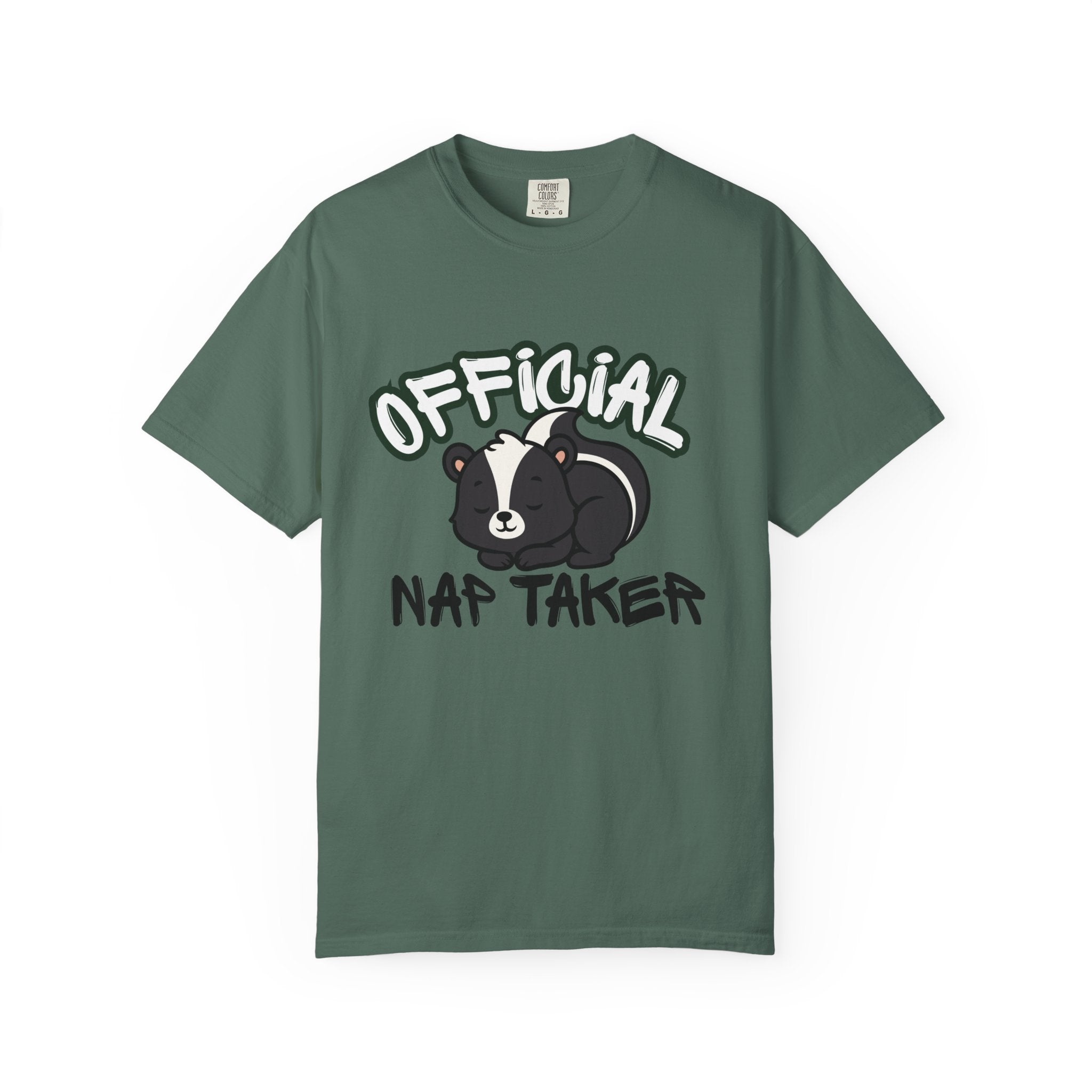 Official Nap Taker T-Shirt | Cute Sleeping Skunk Shirt | Funny Nap Lover Gift