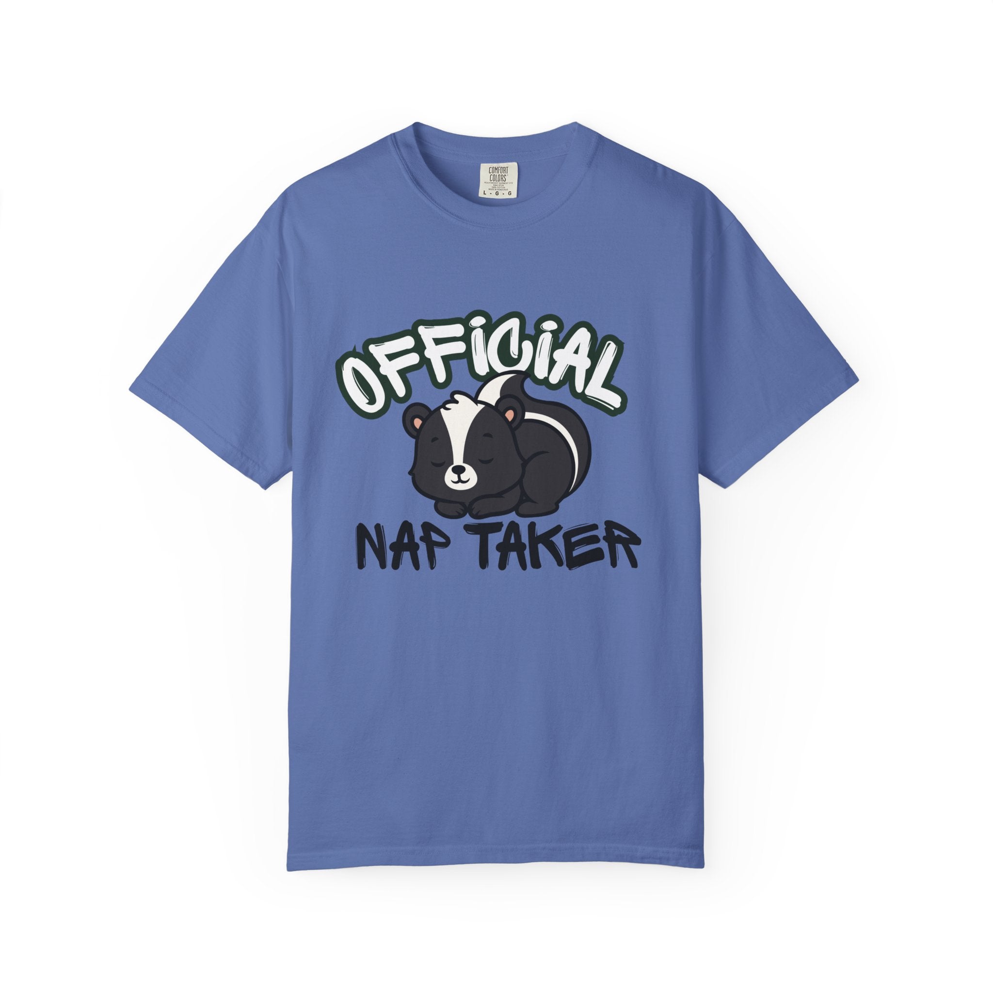 Official Nap Taker T-Shirt | Cute Sleeping Skunk Shirt | Funny Nap Lover Gift