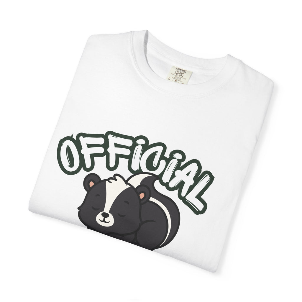 Official Nap Taker T-Shirt | Cute Sleeping Skunk Shirt | Funny Nap Lover Gift