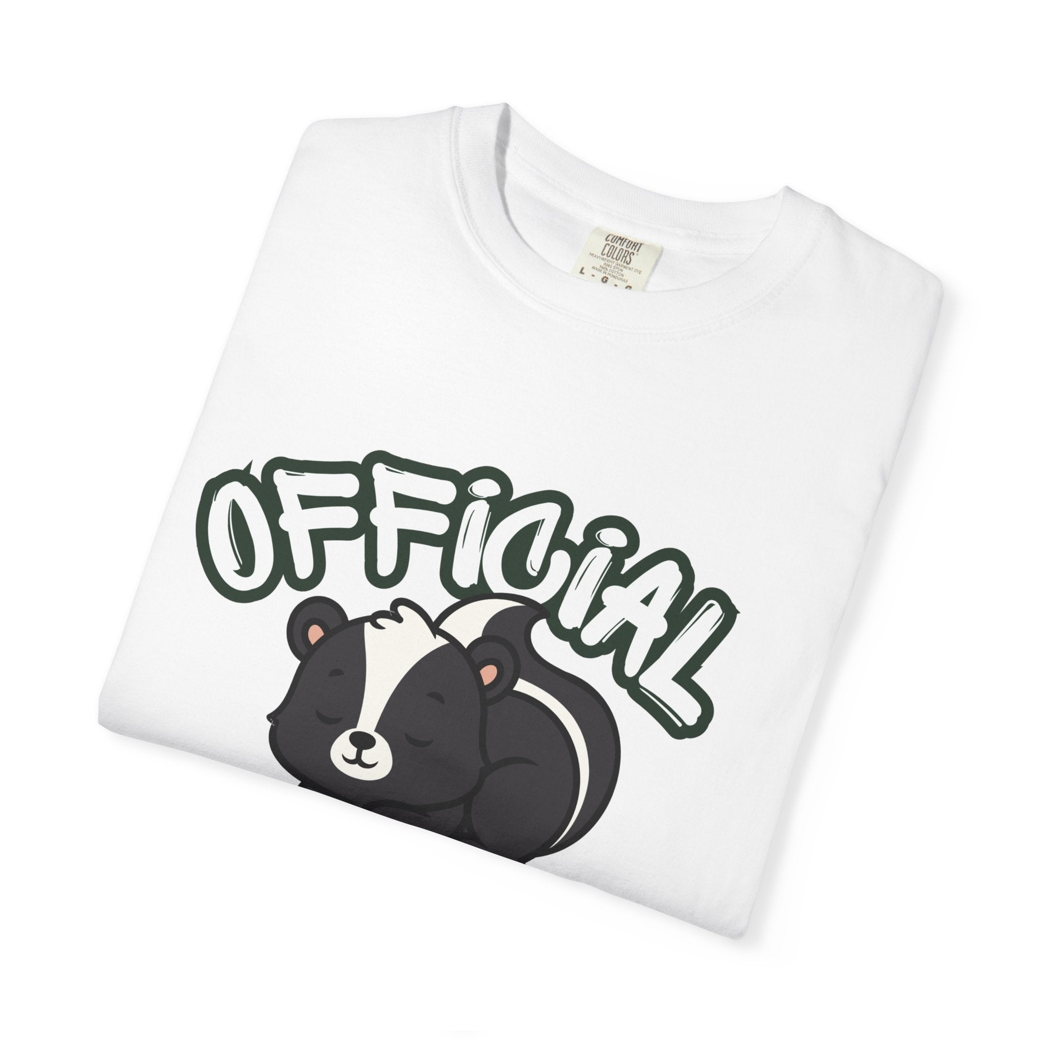 Official Nap Taker T-Shirt | Cute Sleeping Skunk Shirt | Funny Nap Lover Gift