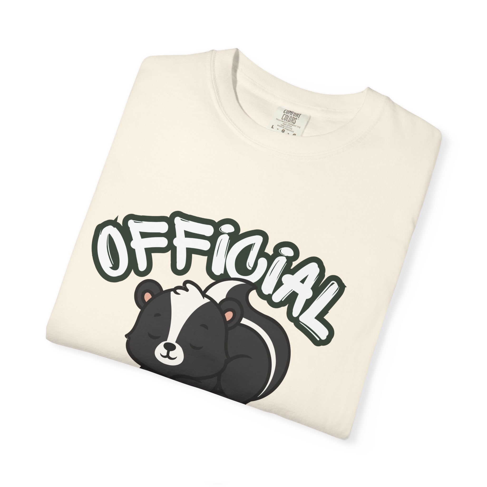 Official Nap Taker T-Shirt | Cute Sleeping Skunk Shirt | Funny Nap Lover Gift