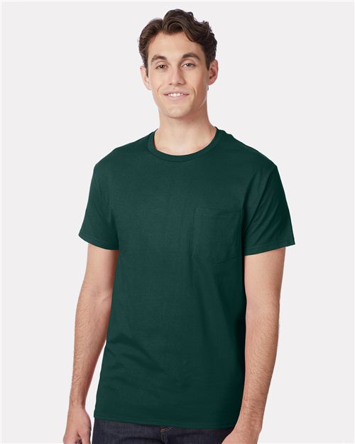 Hanes Men's Authentic Pocket T-Shirt 5590