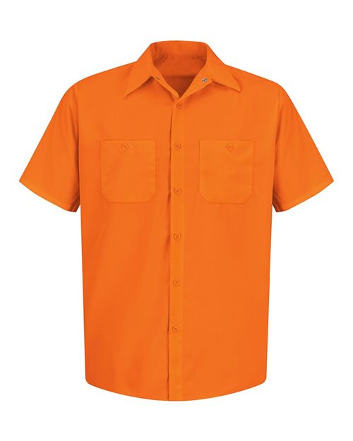Red Kap Men's Enhanced Visibility Short Sleeve Work Shirt SS24