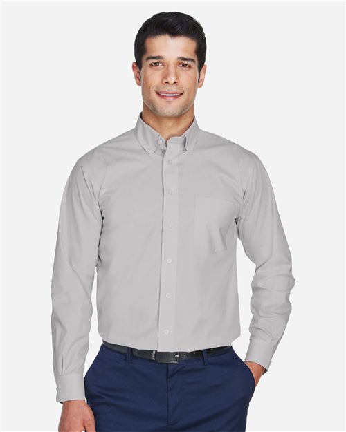 Devon & Jones Men's Crown Collection® Broadcloth Woven Dress Shirt D620