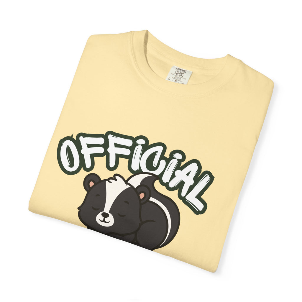 Official Nap Taker T-Shirt | Cute Sleeping Skunk Shirt | Funny Nap Lover Gift