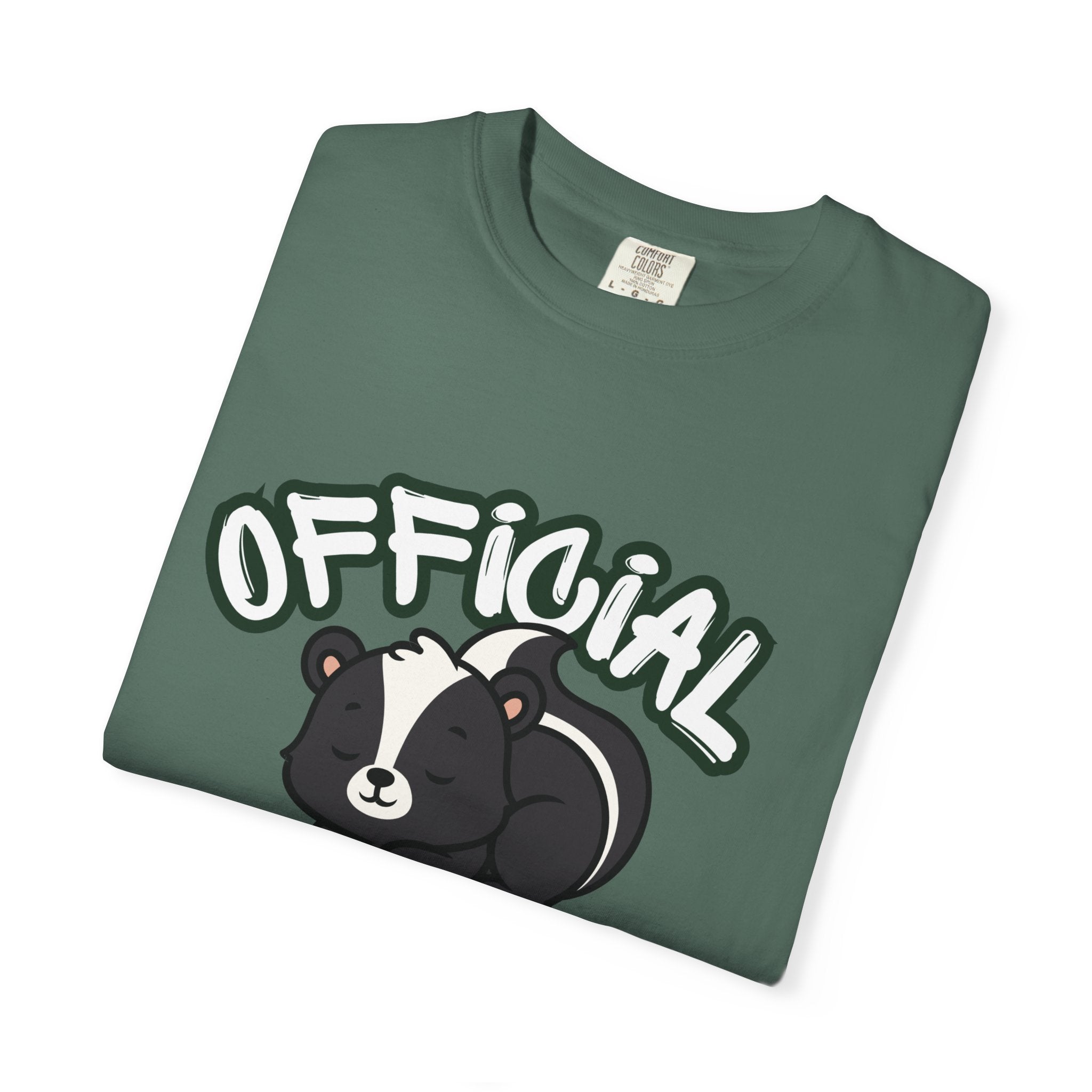 Official Nap Taker T-Shirt | Cute Sleeping Skunk Shirt | Funny Nap Lover Gift