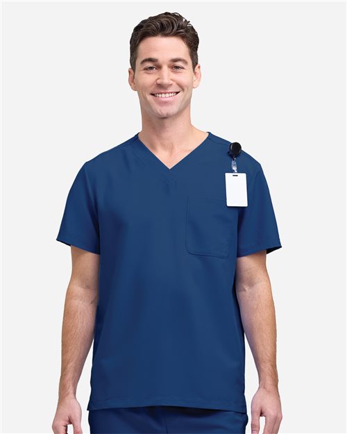 Hanes Men's V-Neck Pocket Scrub Top HMB000