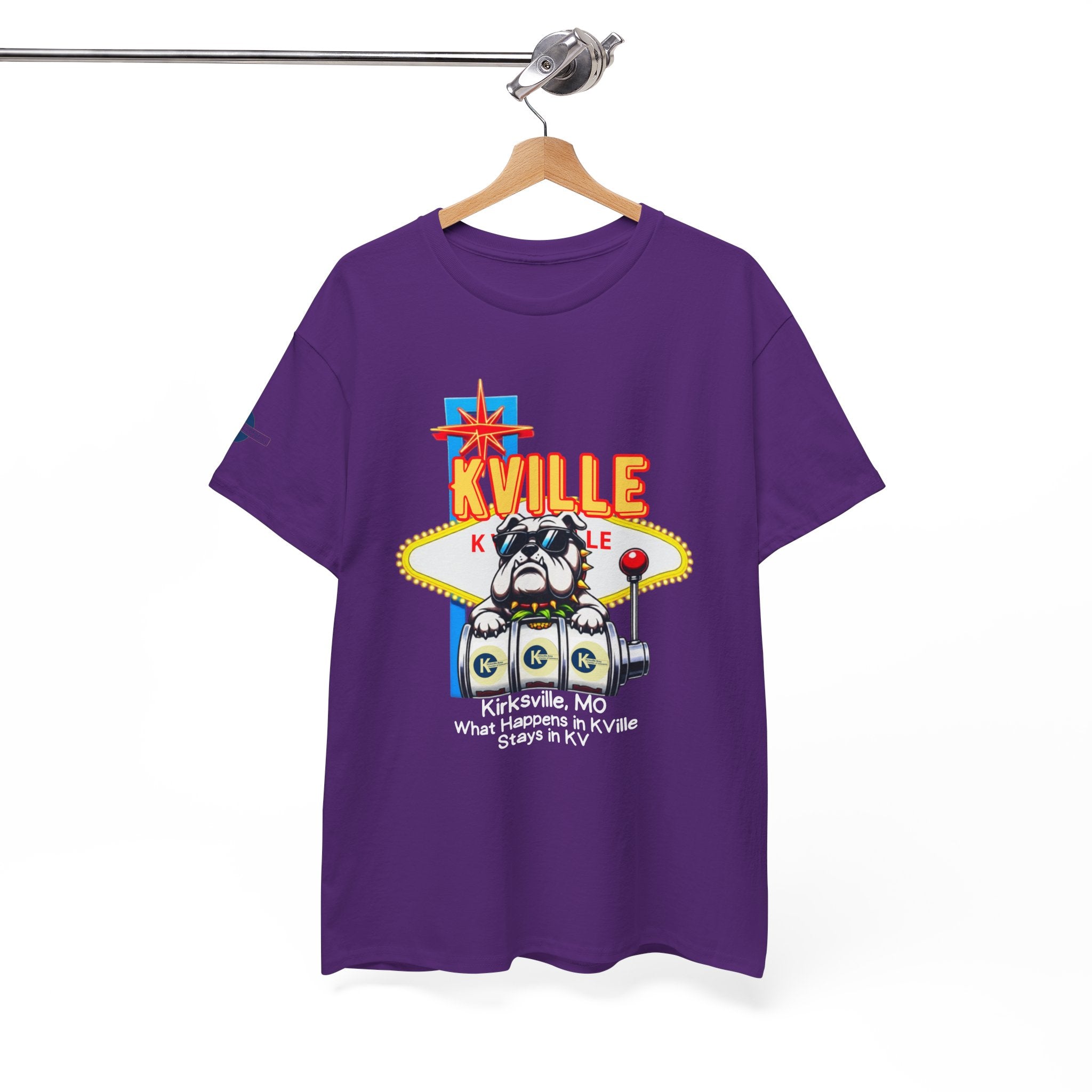 T-Shirt — Kville Retro Casino Slot Machine Graphic Tee