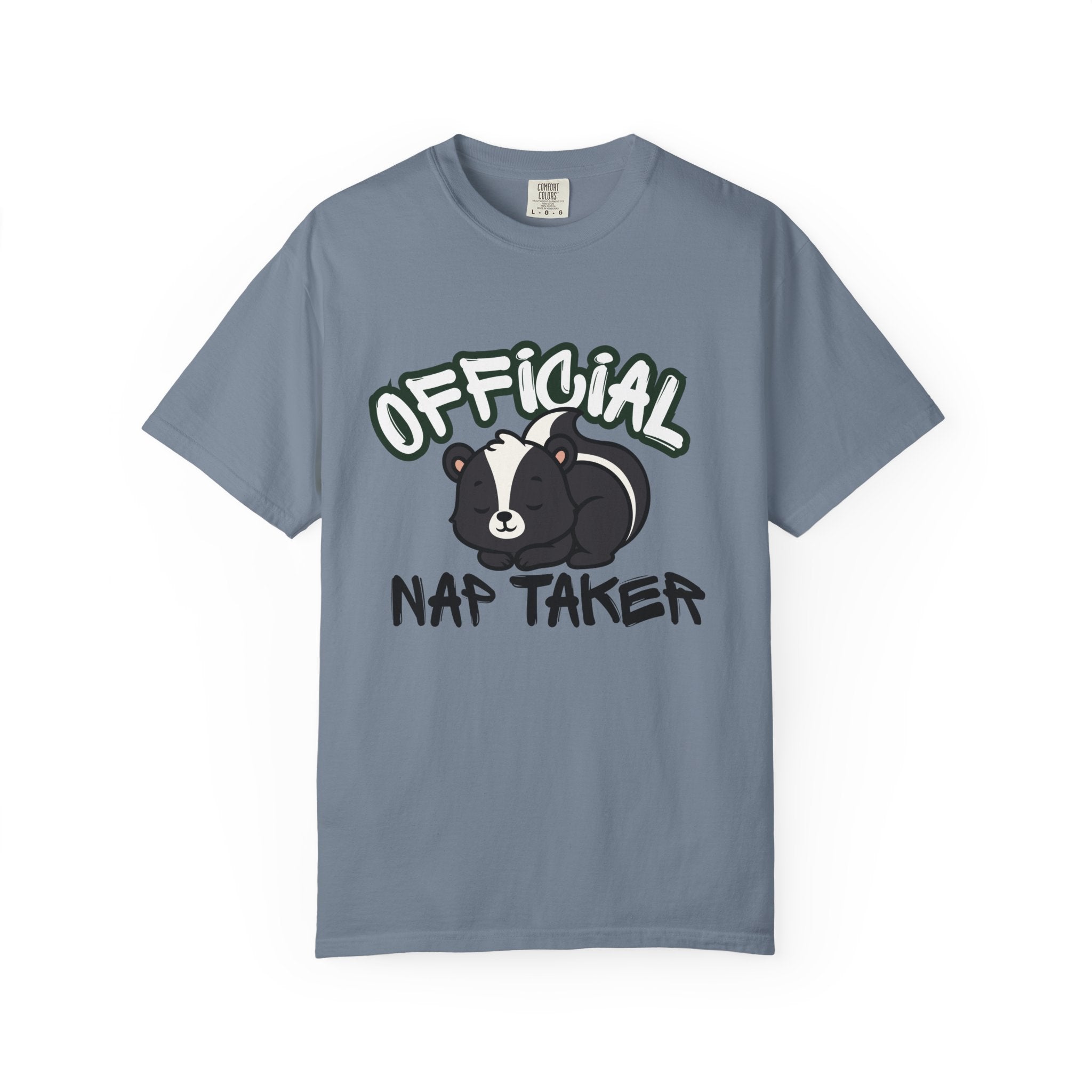 Official Nap Taker T-Shirt | Cute Sleeping Skunk Shirt | Funny Nap Lover Gift