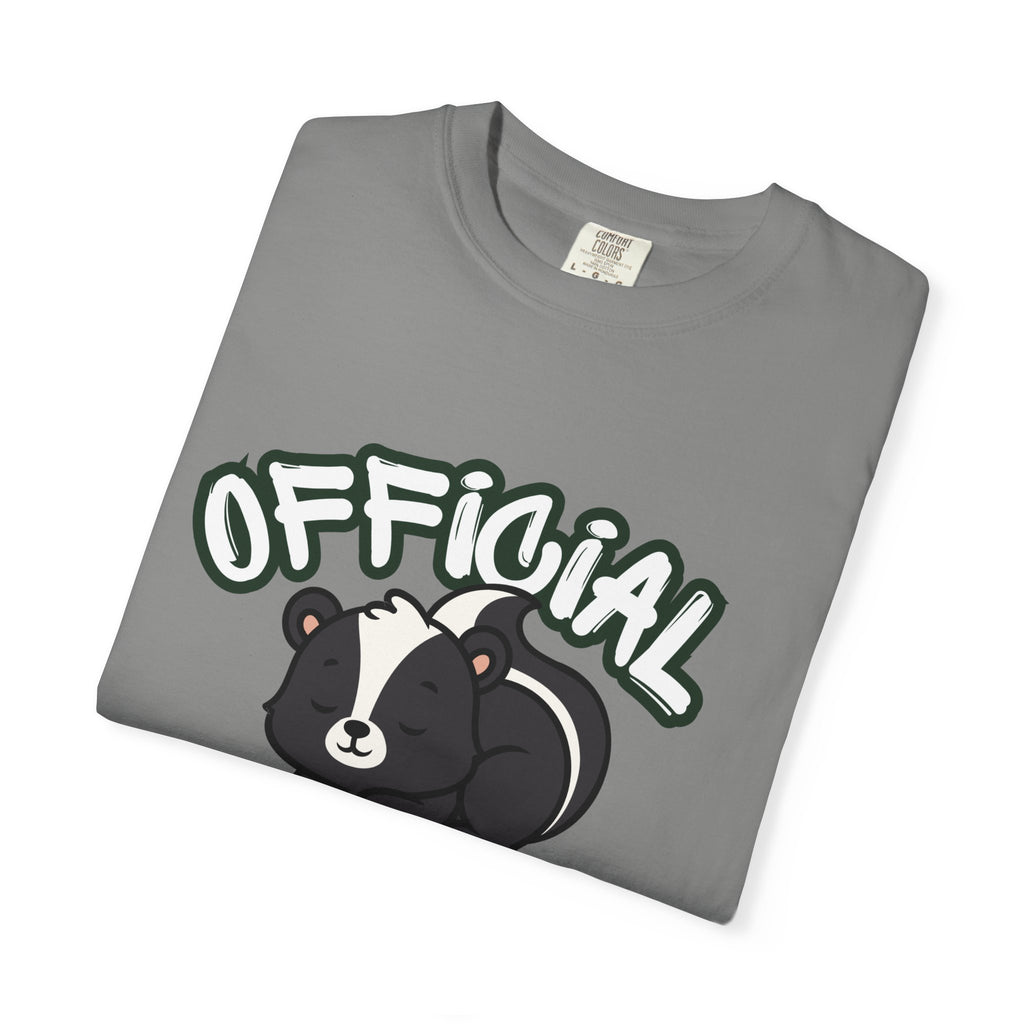 Official Nap Taker T-Shirt | Cute Sleeping Skunk Shirt | Funny Nap Lover Gift