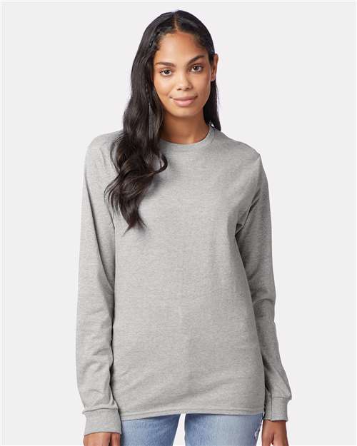 Hanes Authentic Long Sleeve T-Shirt 5586