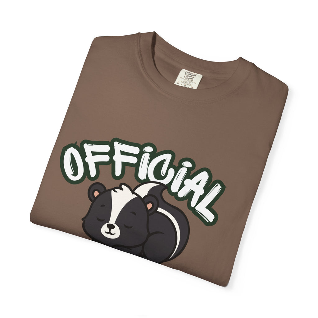 Official Nap Taker T-Shirt | Cute Sleeping Skunk Shirt | Funny Nap Lover Gift