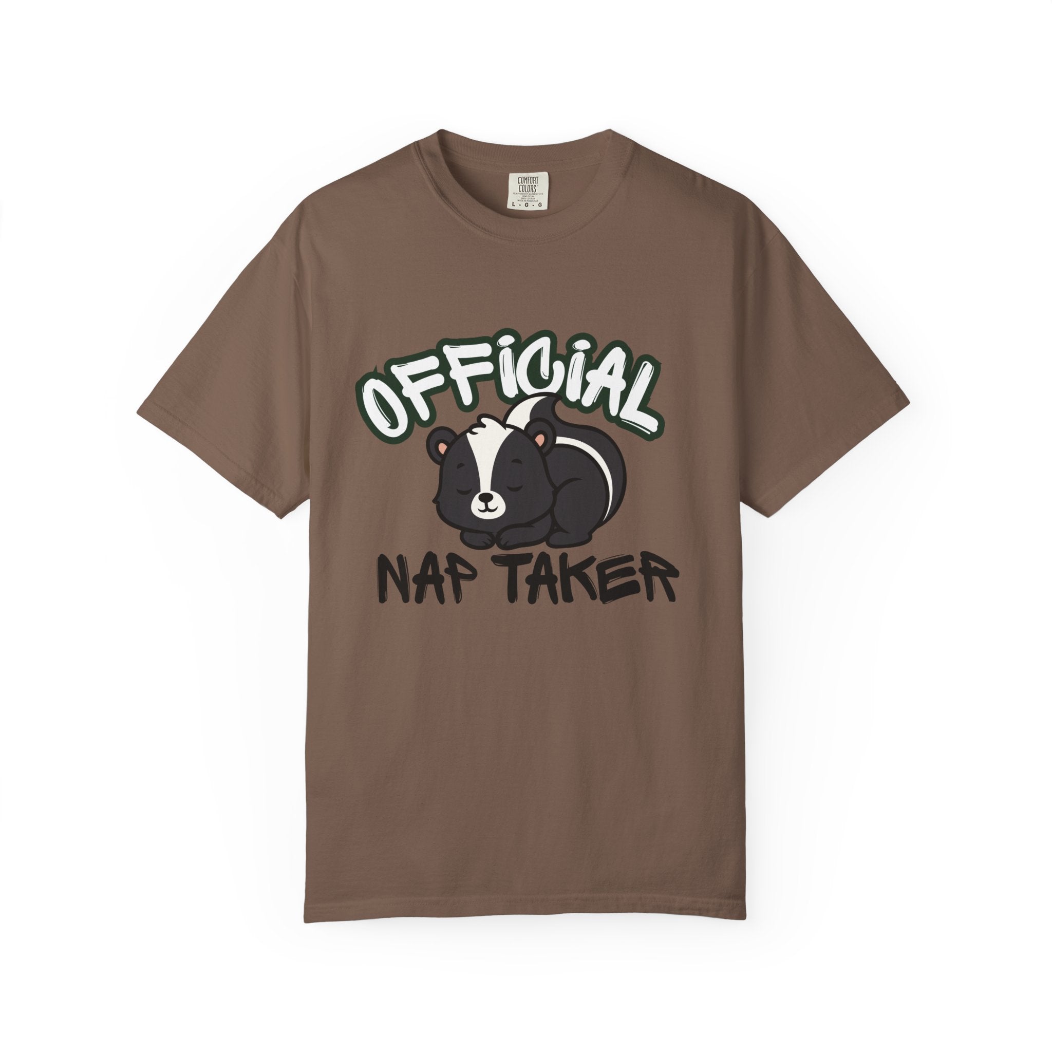 Official Nap Taker T-Shirt | Cute Sleeping Skunk Shirt | Funny Nap Lover Gift