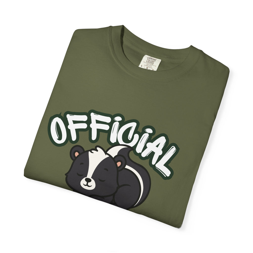 Official Nap Taker T-Shirt | Cute Sleeping Skunk Shirt | Funny Nap Lover Gift