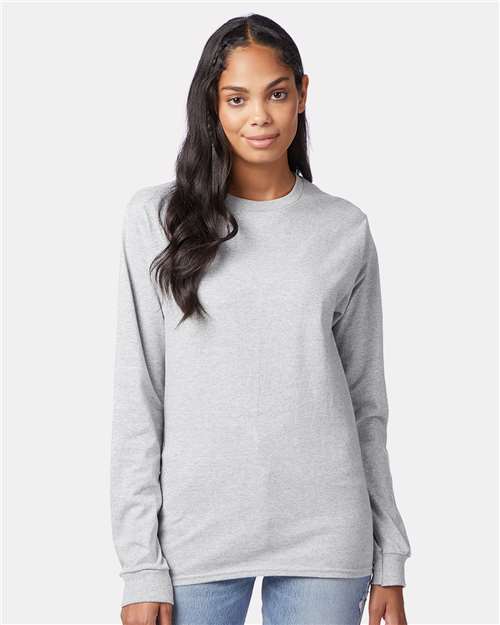 Hanes Authentic Long Sleeve T-Shirt 5586