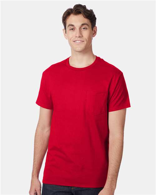 Hanes Men's Authentic Pocket T-Shirt 5590