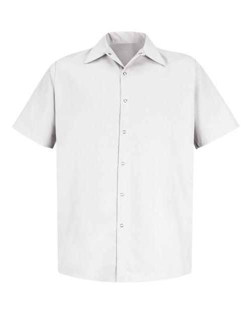 Red Kap Men's Specialized Short Sleeve Pocketless Work Shirt SP26