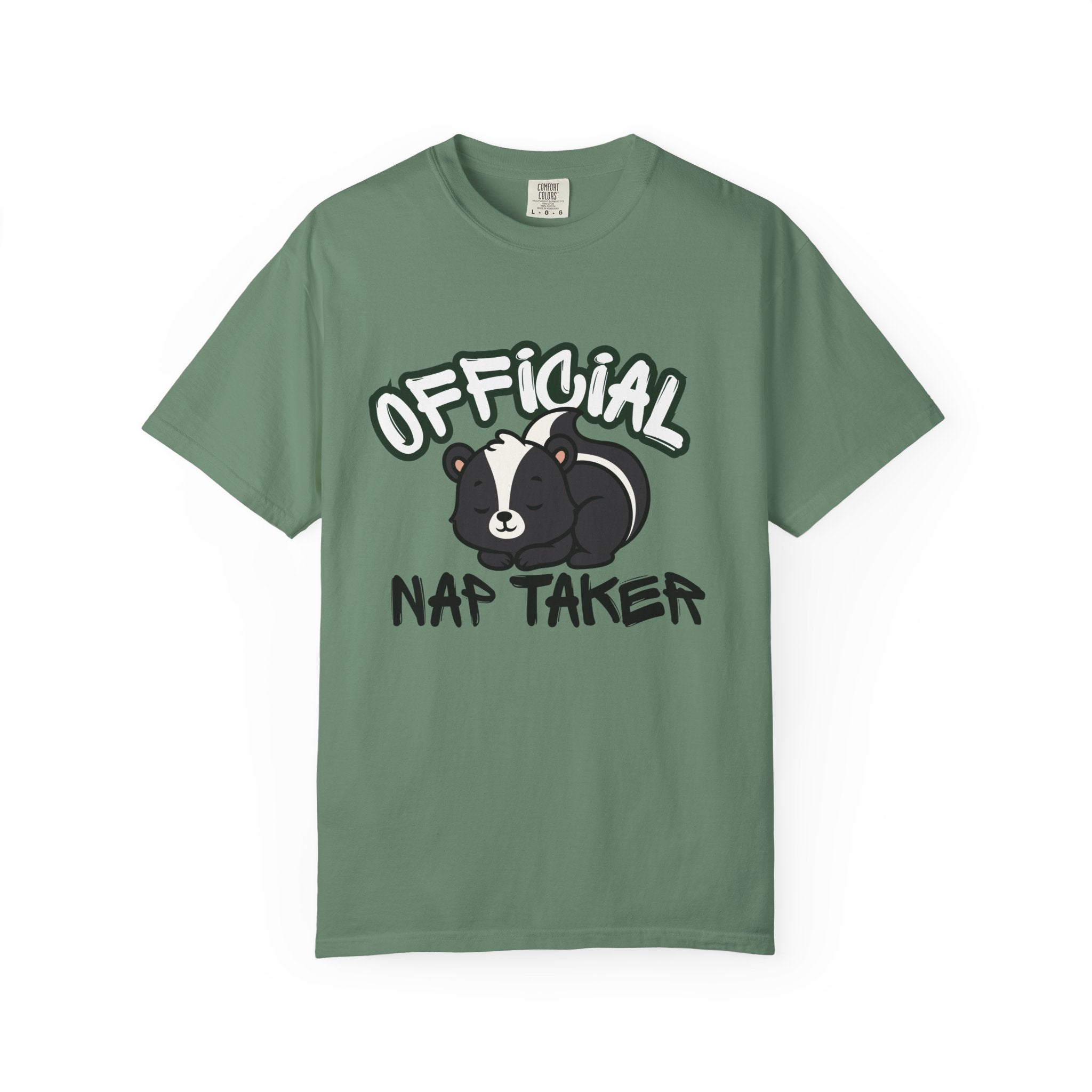 Official Nap Taker T-Shirt | Cute Sleeping Skunk Shirt | Funny Nap Lover Gift