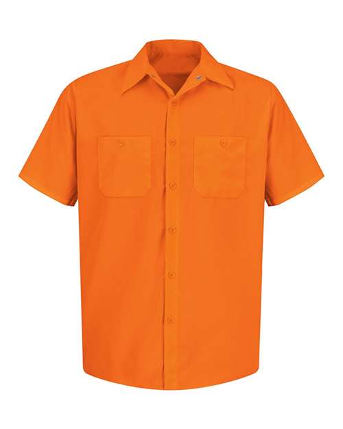 Red Kap Men's Enhanced Visibility Short Sleeve Work Shirt SS24