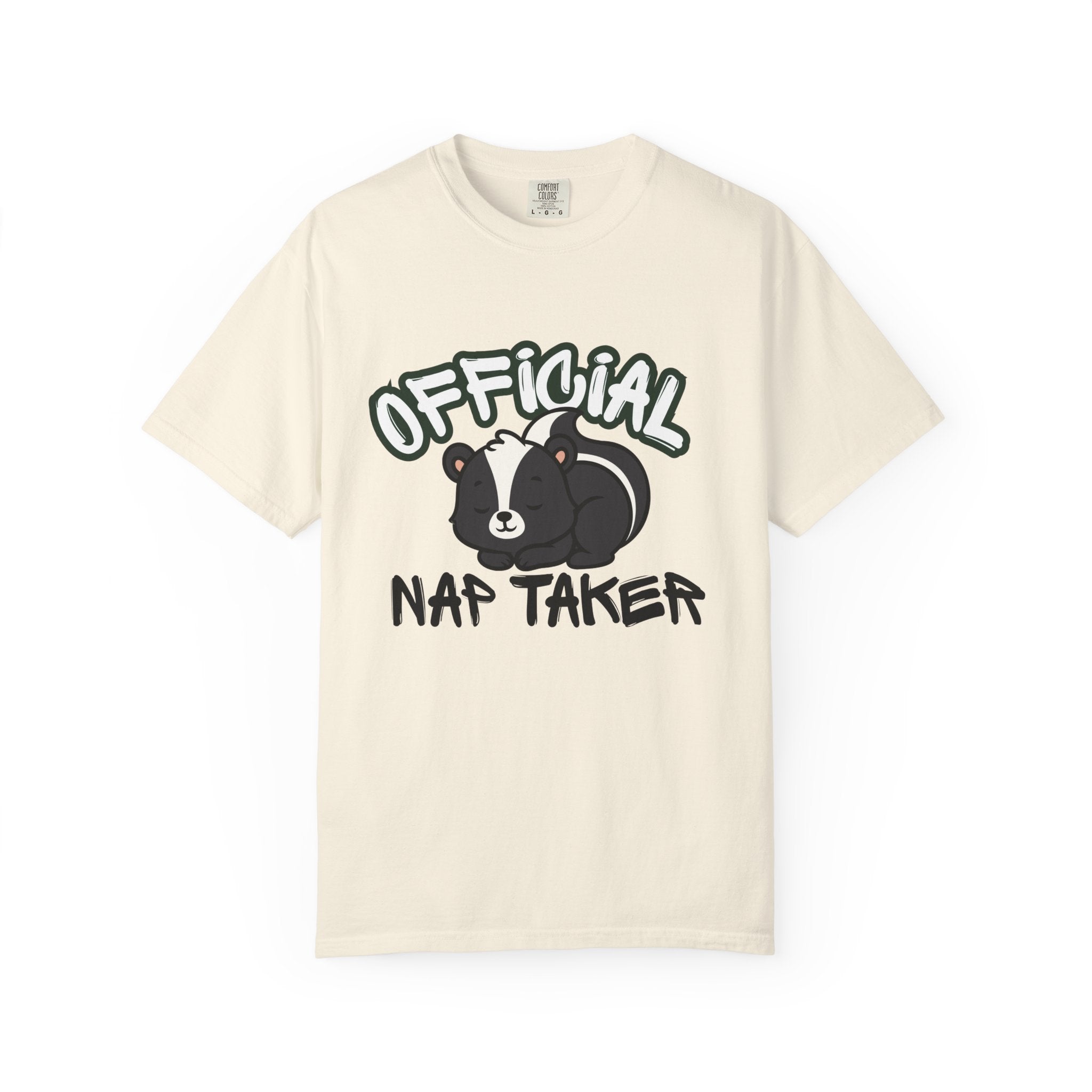 Official Nap Taker T-Shirt | Cute Sleeping Skunk Shirt | Funny Nap Lover Gift
