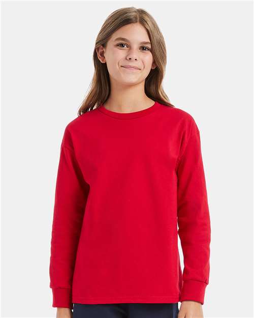 Hanes Youth Authentic Long Sleeve T-Shirt 5546