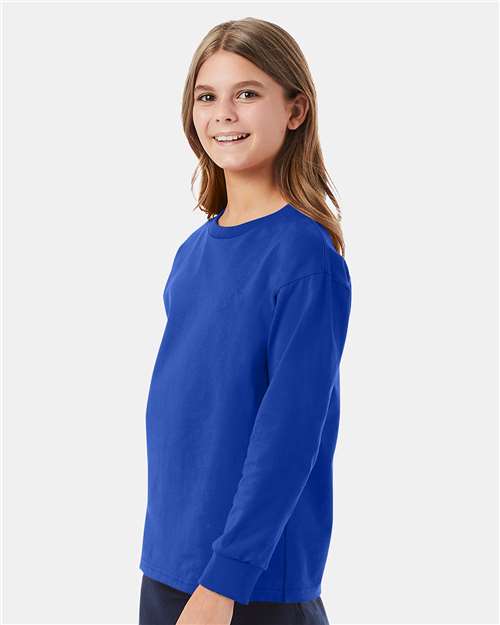 Hanes Youth Authentic Long Sleeve T-Shirt 5546