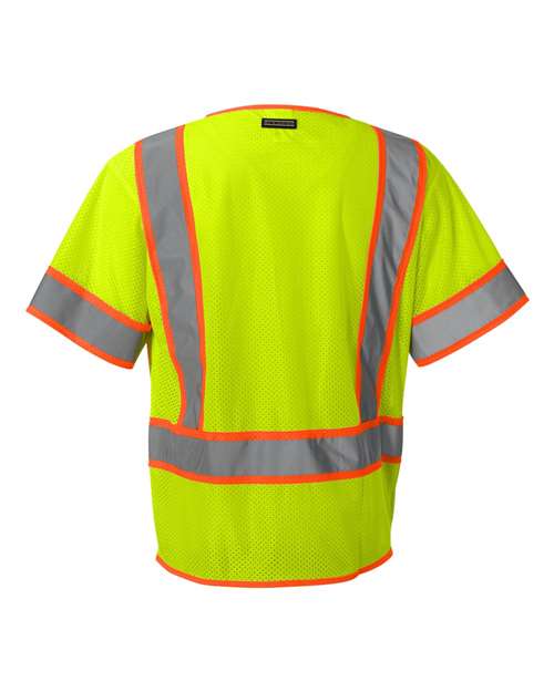 Kishigo Unisex Ultra-Cool™ Six-Pocket Mesh Surveyor’s Vest 1242-1243