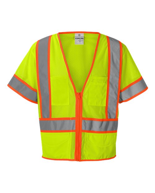 Kishigo Unisex Ultra-Cool™ Six-Pocket Mesh Surveyor’s Vest 1242-1243