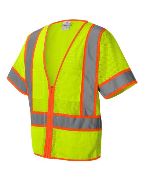Kishigo Unisex Ultra-Cool™ Six-Pocket Mesh Surveyor’s Vest 1242-1243