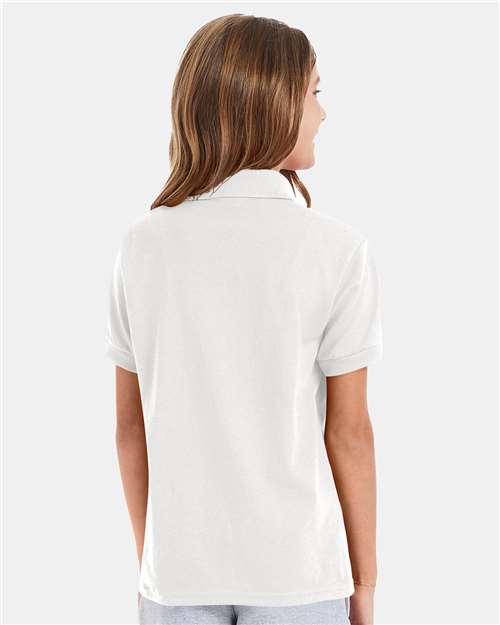 Hanes Youth EcoSmart® Jersey Polo 054Y