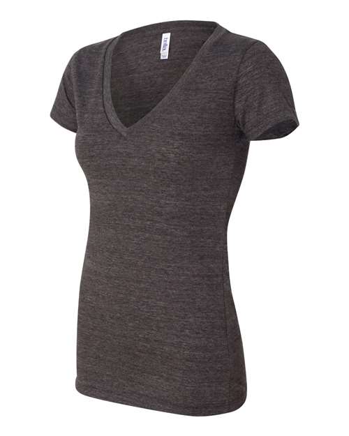 BELLA + CANVAS Women’s Triblend Deep V-Neck Tee 8435