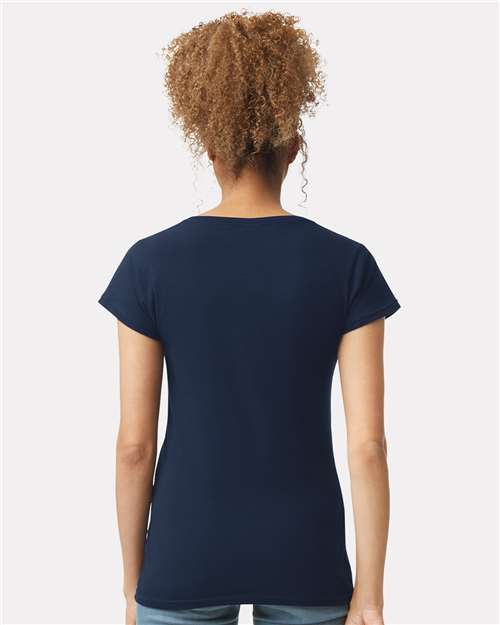 Gildan Women's Softstyle® V-Neck T-Shirt 64V00L