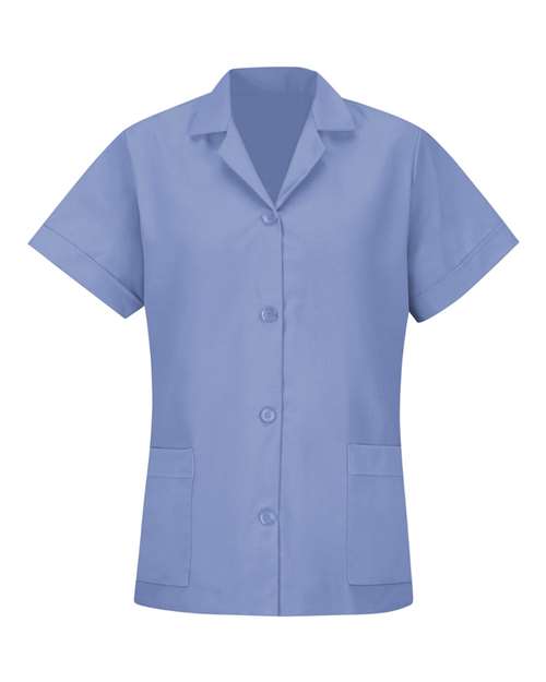 Red Kap Women's Loose Fit Short Sleeve Button Smock TP23