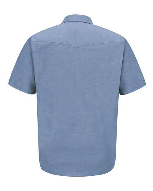 Red Kap Men's Deluxe Western Style Short Sleeve Shirt SC24