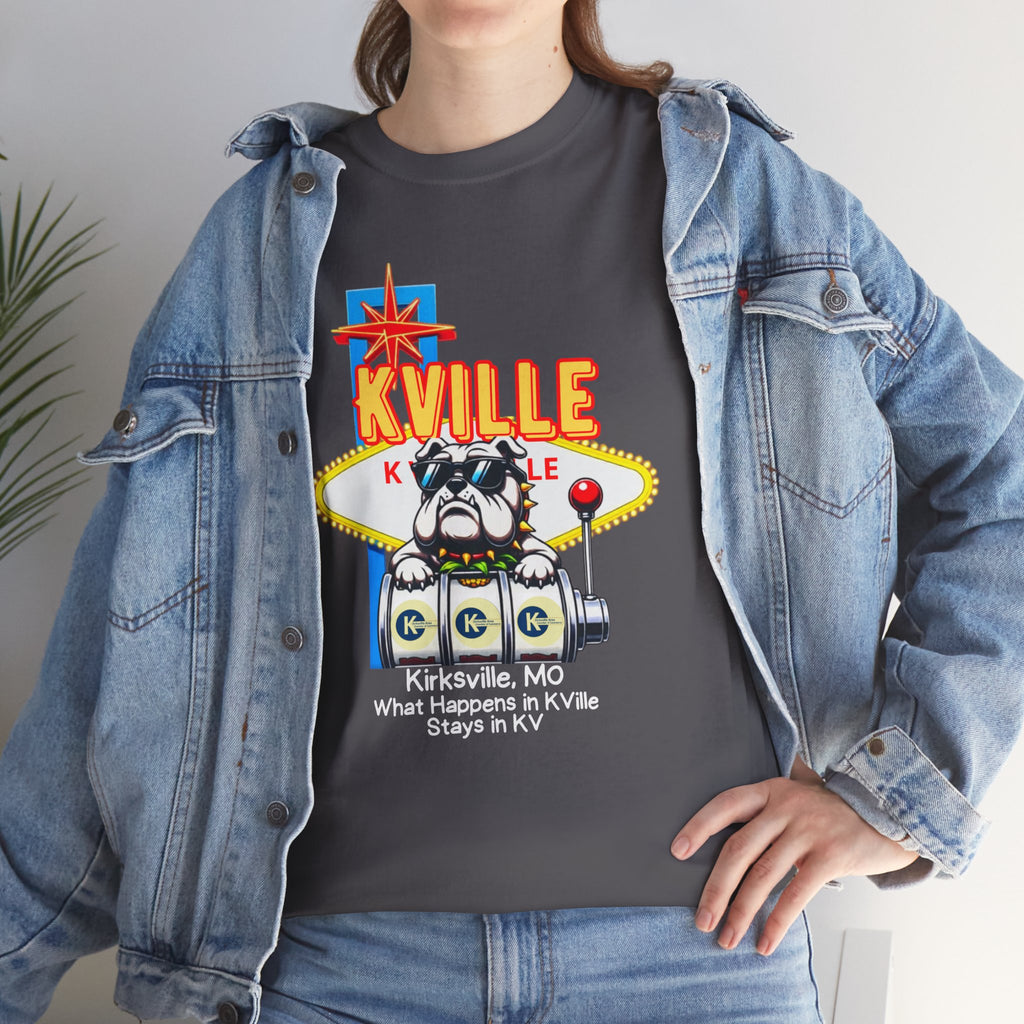 T-Shirt — Kville Retro Casino Slot Machine Graphic Tee
