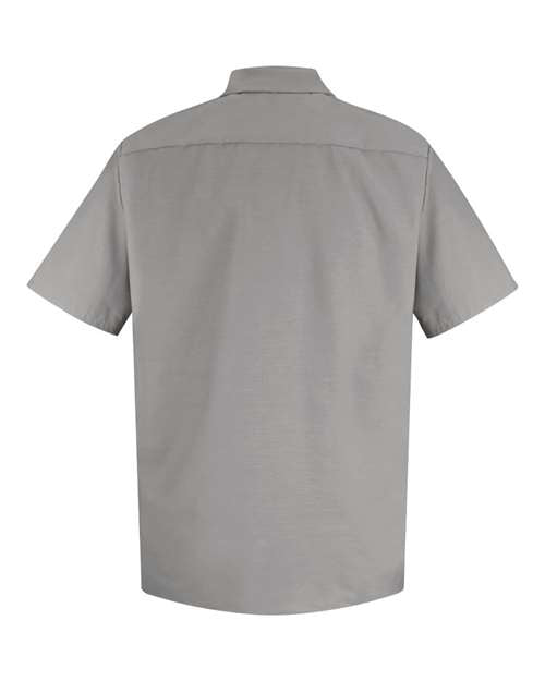 Red Kap Men's Specialized Short Sleeve Pocketless Work Shirt SP26